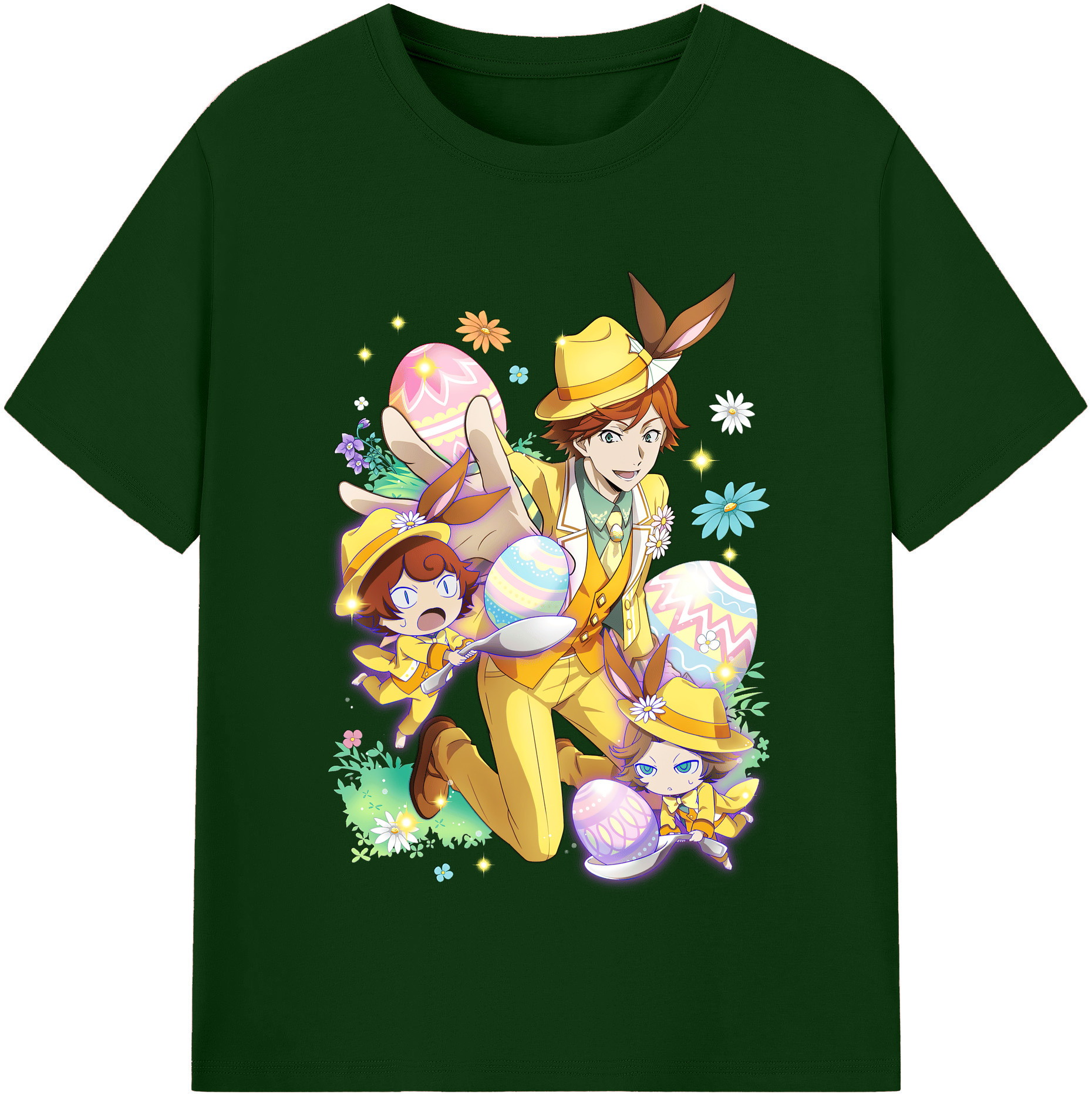 （画像用） 文豪ストレイドッグス Bungo Stray Dogs 綿100％半袖Tシャツ（フロントプリント）